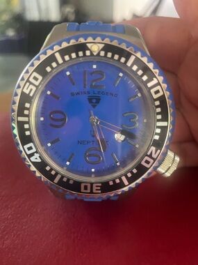 Swiss Legend Blue and Black Neptune Dive Watch